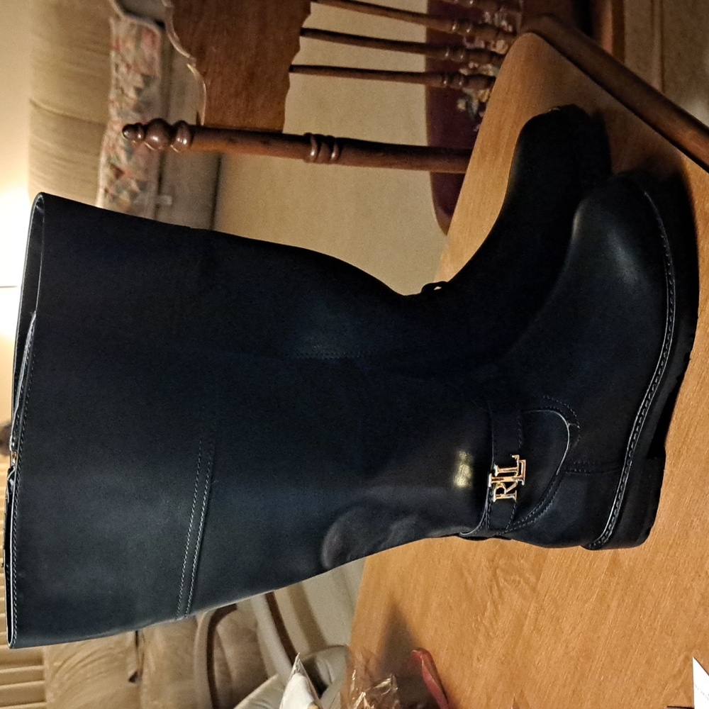 Ralph lauren genuine lether